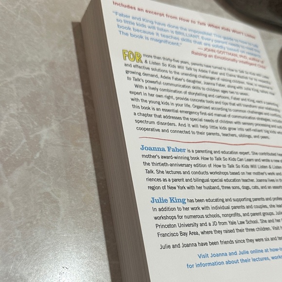 How to Talk So Little Kids Will Listen by Joanna Faber & Julie King - Picture 3 of 3